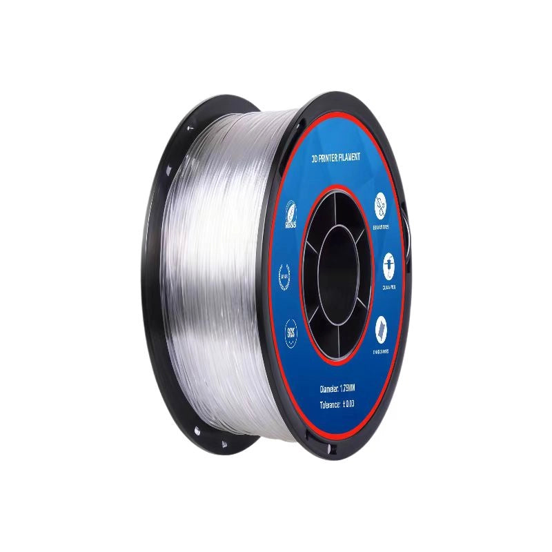Filaloop TPU Transparent Filament 1KG for FDM 3D Printer 1.75±0.02mm